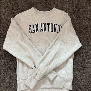 Champion Gray Crewneck Sweater San Antonio